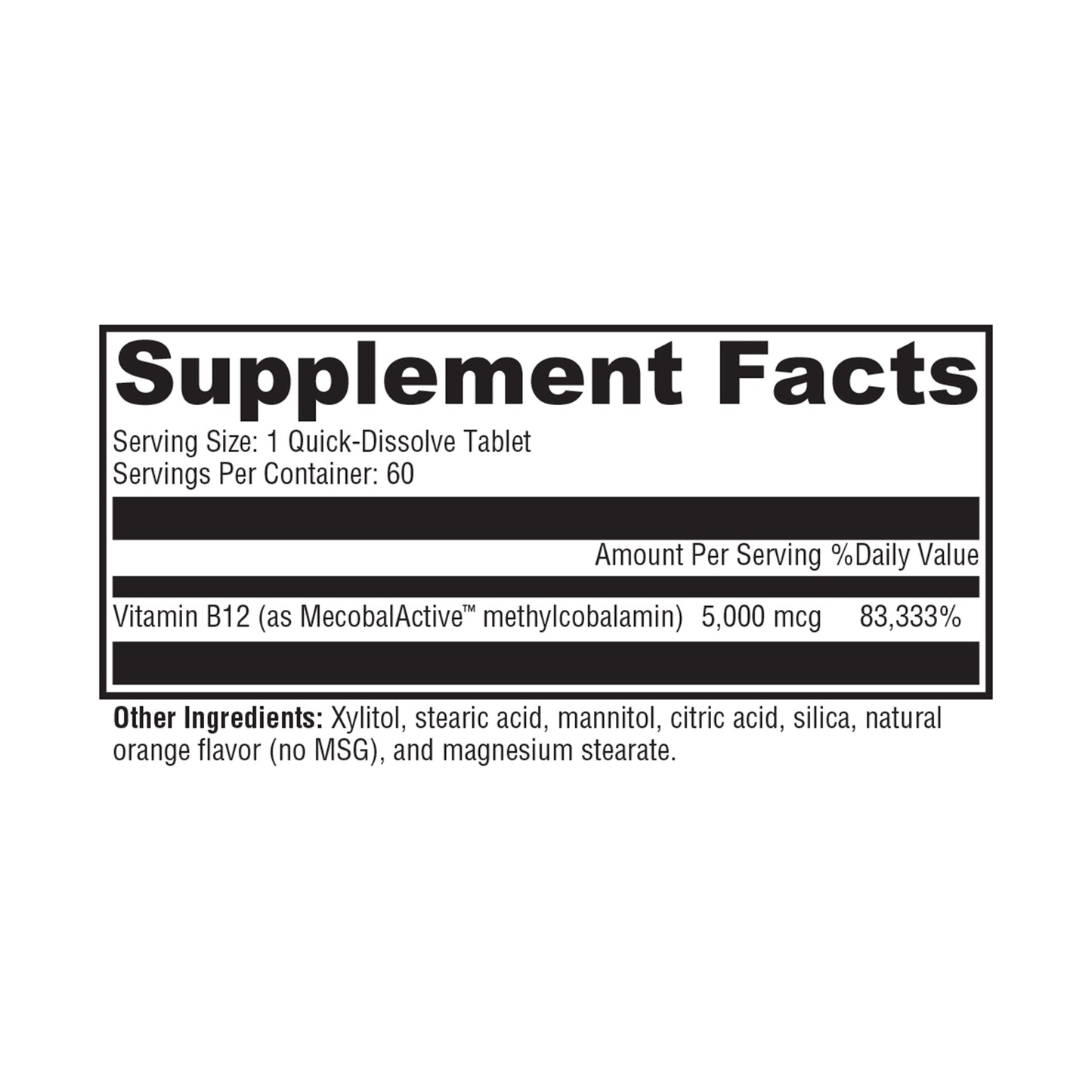 Methyl B12 Sublingual