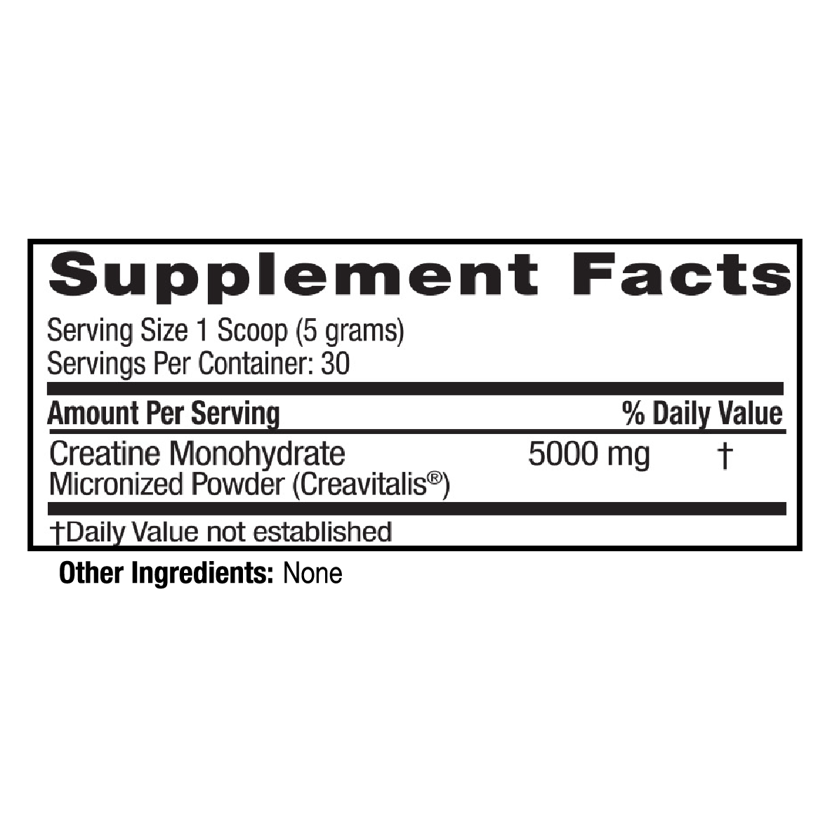Stenger Creatine Wellness supplement facts