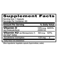 Vitamin D3 + K2 (capsules)