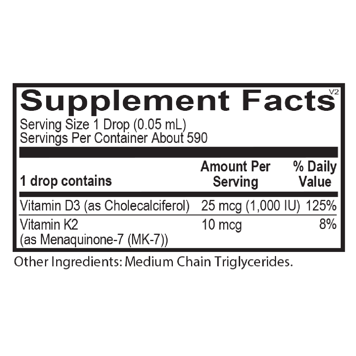 Vitamin K2/D3 Liquid