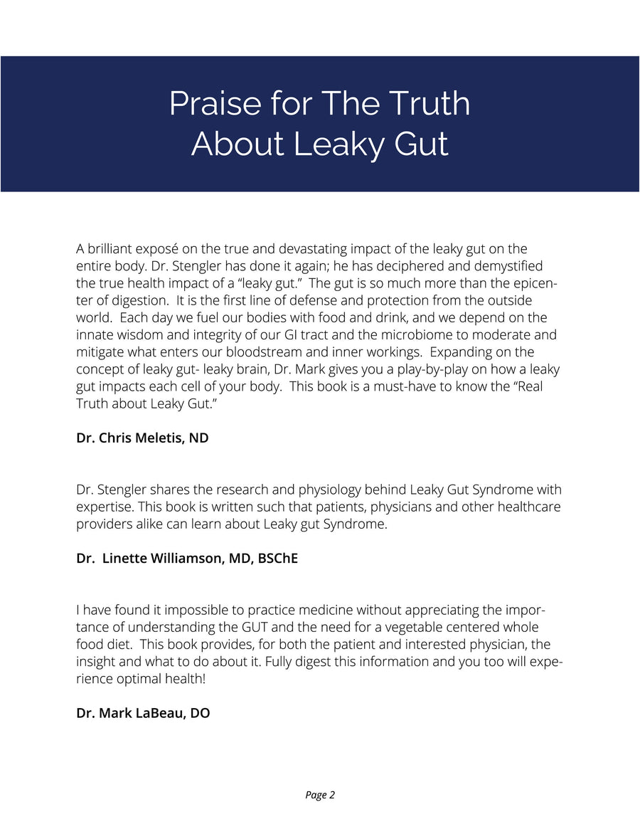 The Truth About Leaky Gut (Digital e-book)