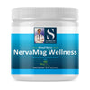 Medicine bottle with label reading 'NervaMag Wellness'