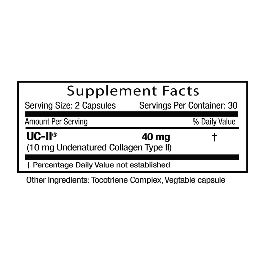 Supplement Facts for Collagen Boost